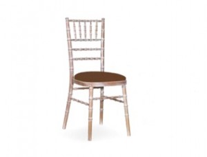Chaise chiavari cérusé